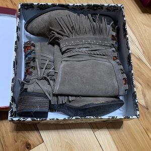 Zarape Naughty Monkey Tall Boots